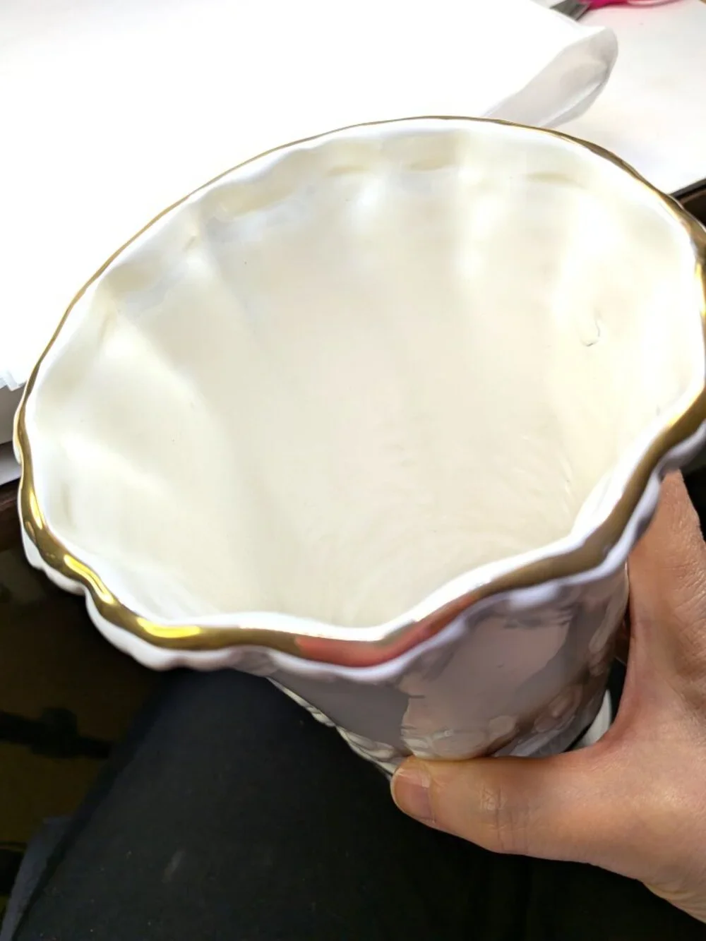 Baum Bros ivory porcelain